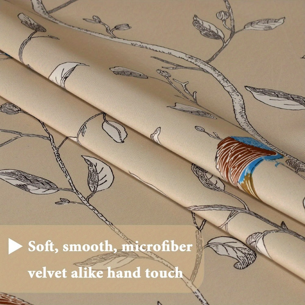 Modern Brown Blackout Curtain Set product detail 5