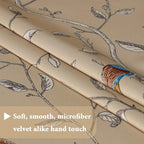 Modern Brown Blackout Curtain Set product detail 5
