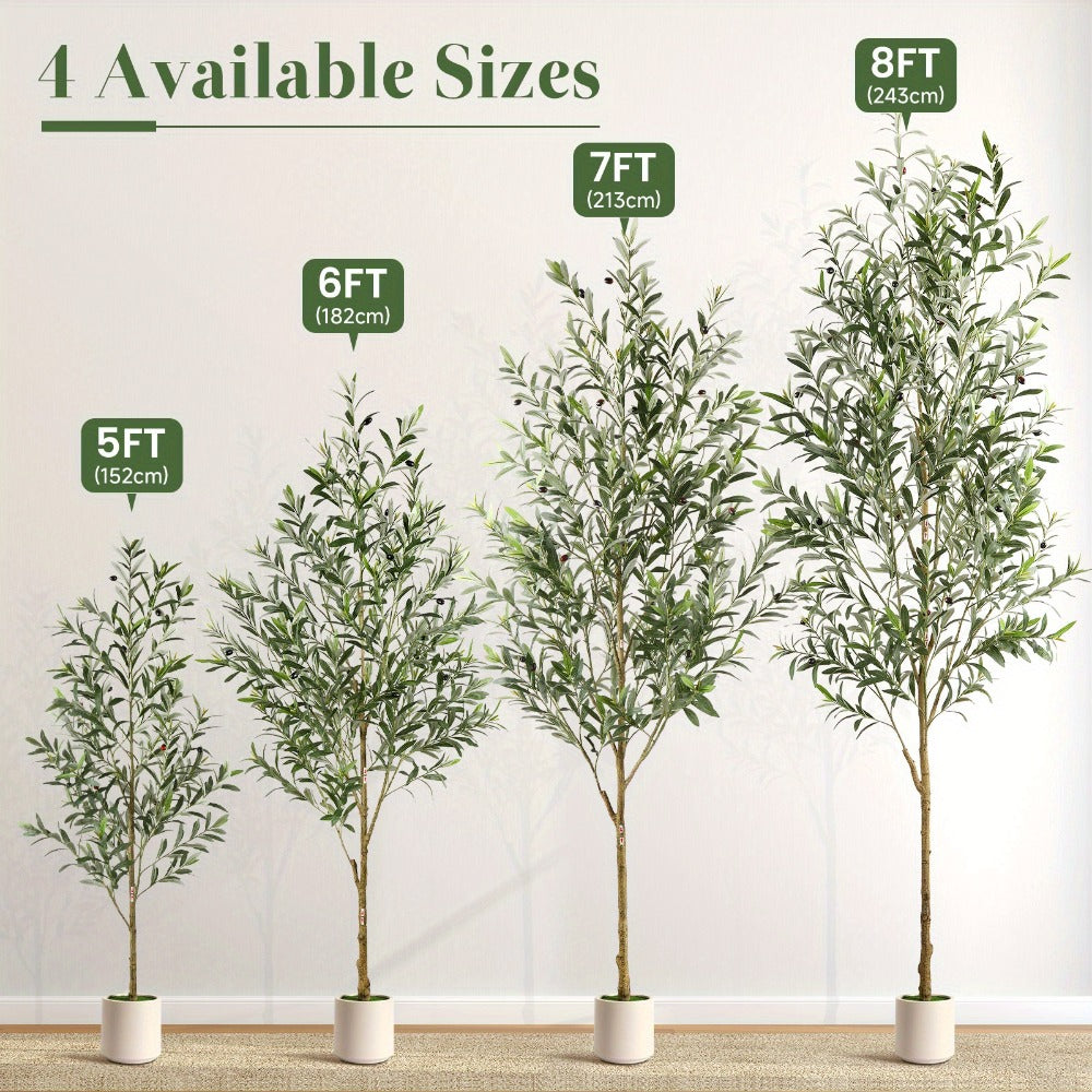 Modern White Artificial Indoor Tree product detail 7