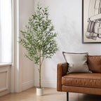 Modern White Artificial Indoor Tree for organised Australian homes