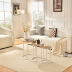 Modern White End Table product detail 2