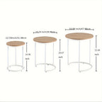 Modern White End Table product detail 4