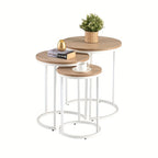 Modern White End Table product detail 5
