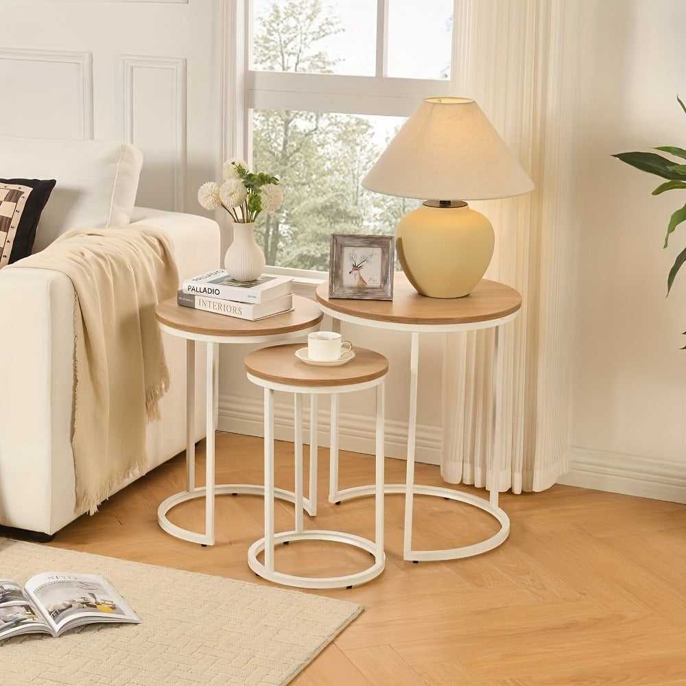 Modern White End Table for organised Australian homes