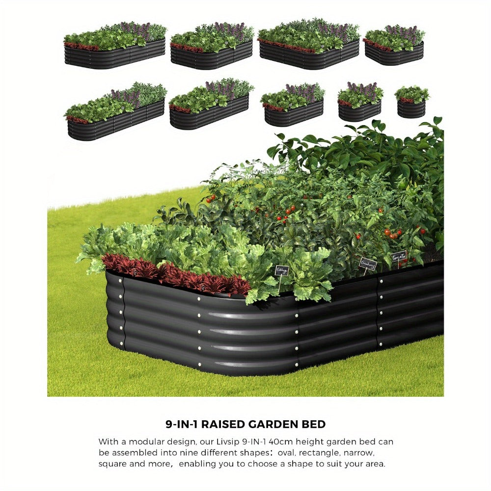 Modular 9-in-1 Galvanised Steel Raised Garden Bed product detail 2