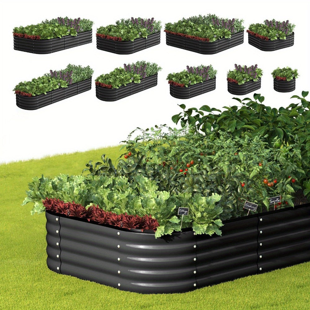 Modular 9-in-1 Galvanised Steel Raised Garden Bed product detail 9