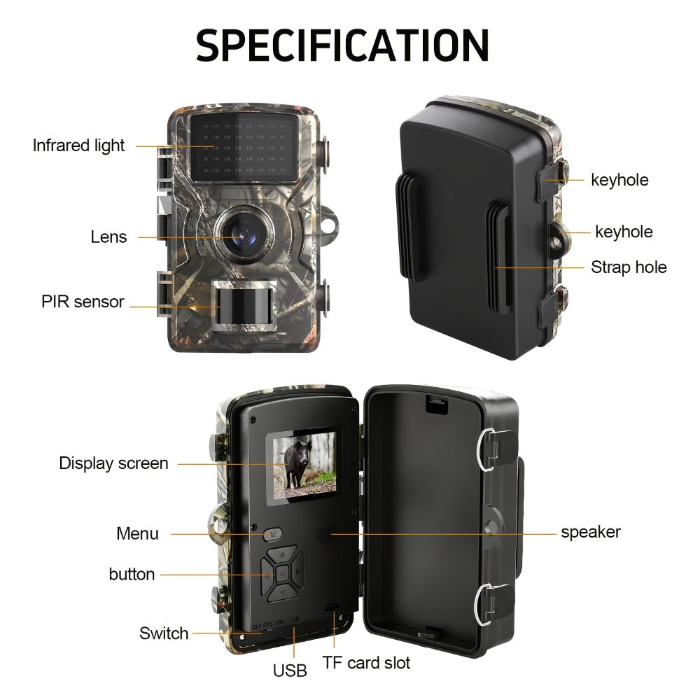 Motion-Activated Wildlife Camera - animal and property monitoring – design and construction details