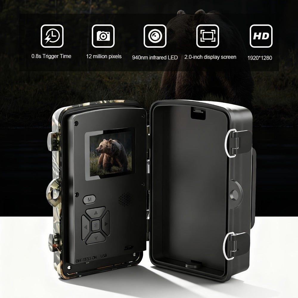 Motion-Activated Wildlife Camera - animal and property monitoring – close-up product details