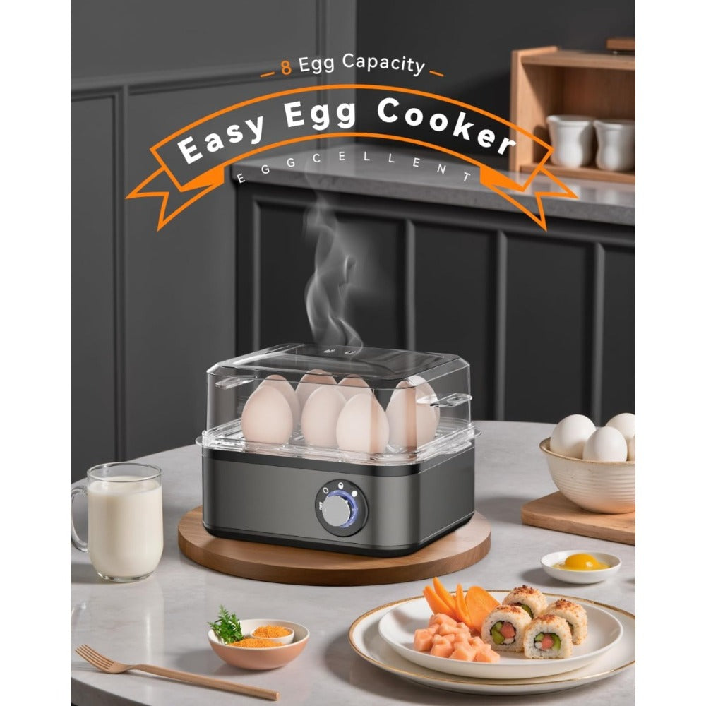 Multi-Function Electric Egg Boiler - soft, medium and hard-boiled eggs – alternate product view