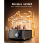 Multi-Function Electric Egg Boiler - soft, medium and hard-boiled eggs – design and construction details