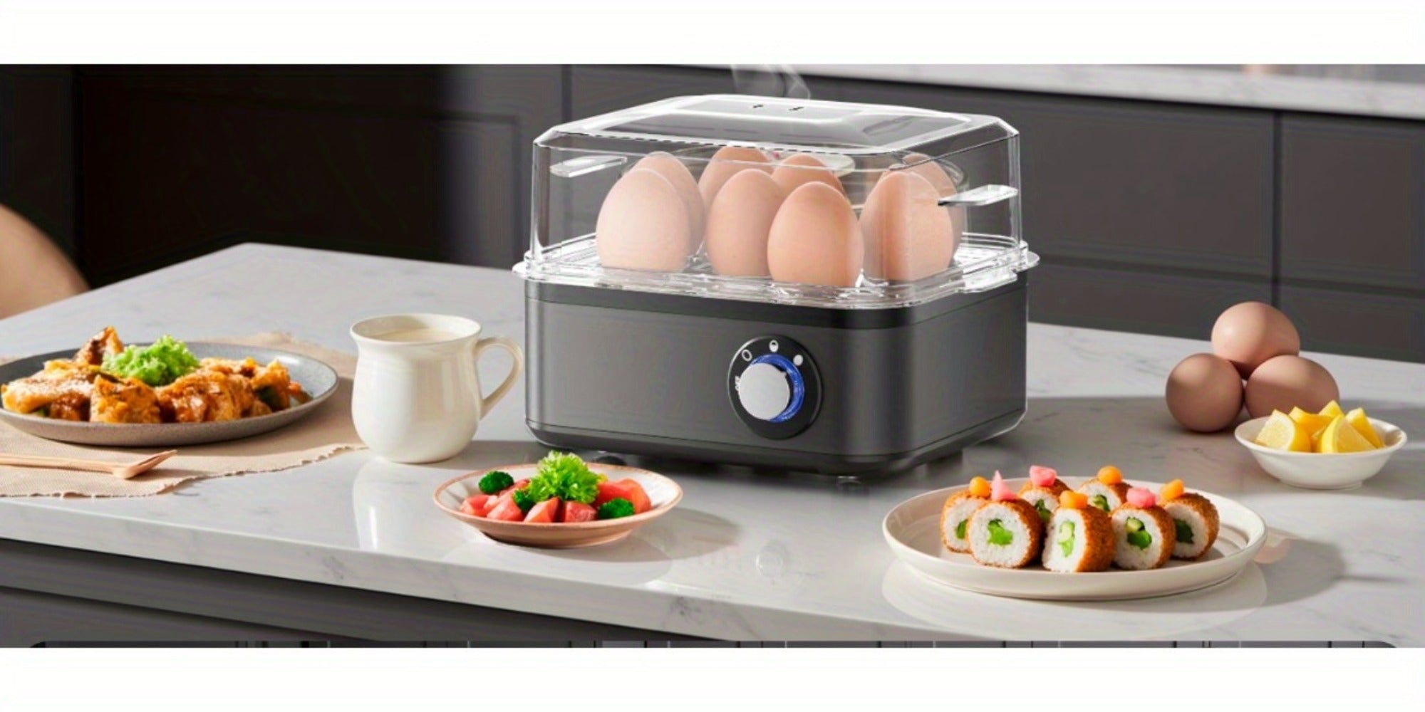 Multi-Function Electric Egg Boiler - soft, medium and hard-boiled eggs – additional product view 10