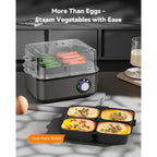 Multi-Function Electric Egg Boiler - soft, medium and hard-boiled eggs – feature reference