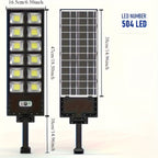 Multi-Pack 504 LED Solar Motion Sensor Street Light product detail 6