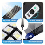 Multi-Pack 504 LED Solar Motion Sensor Street Light product detail 8