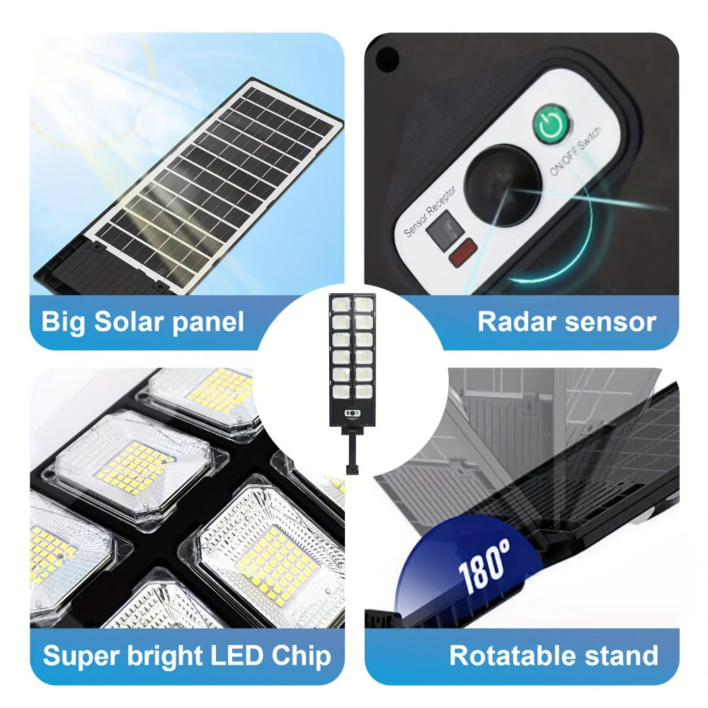 Multi-Pack 504 LED Solar Motion Sensor Street Light product detail 8