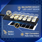 Multi-Pack 504 LED Solar Motion Sensor Street Light product detail 7
