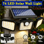 Multi-Pack 74 LED Solar Motion Sensor Street Light product detail 2