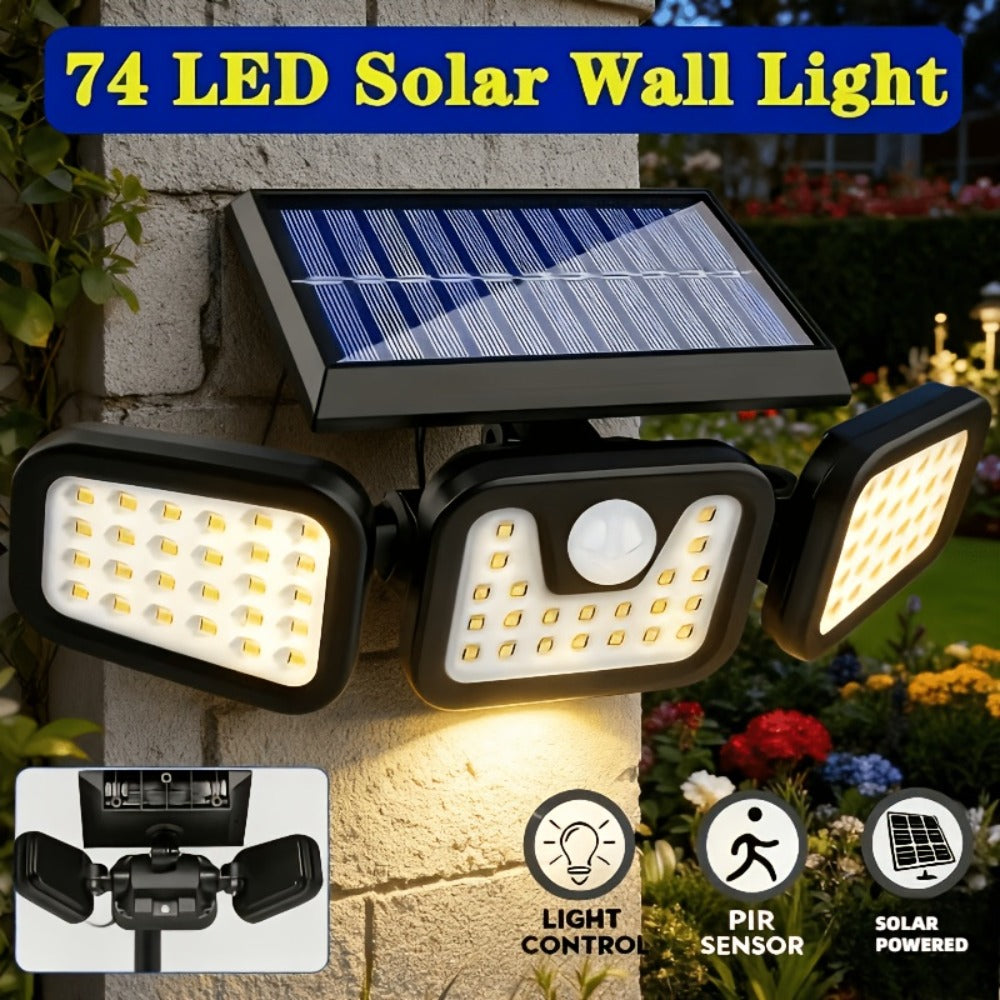 Multi-Pack 74 LED Solar Motion Sensor Street Light product detail 2