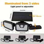 Multi-Pack 74 LED Solar Motion Sensor Street Light product detail 11