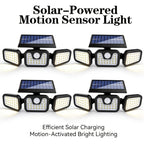 Multi-Pack 74 LED Solar Motion Sensor Street Light for the stated outdoor use
