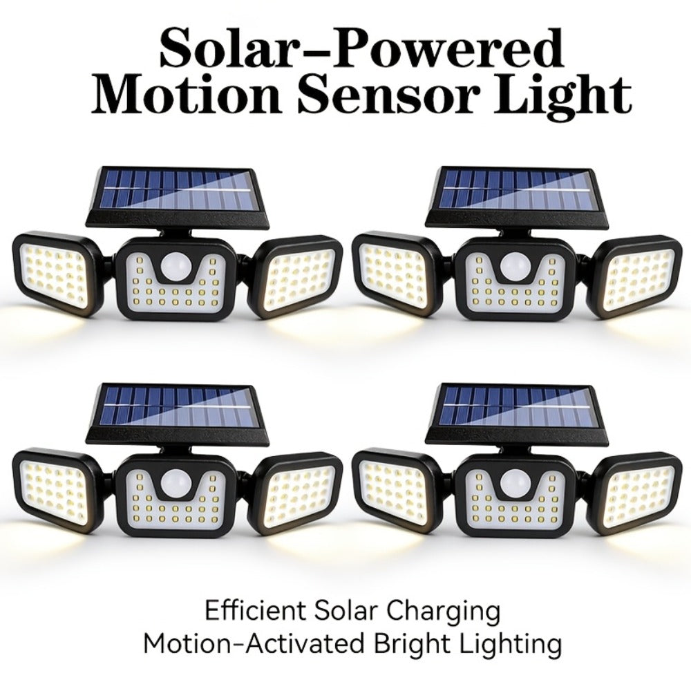 Multi-Pack 74 LED Solar Motion Sensor Street Light for the stated outdoor use