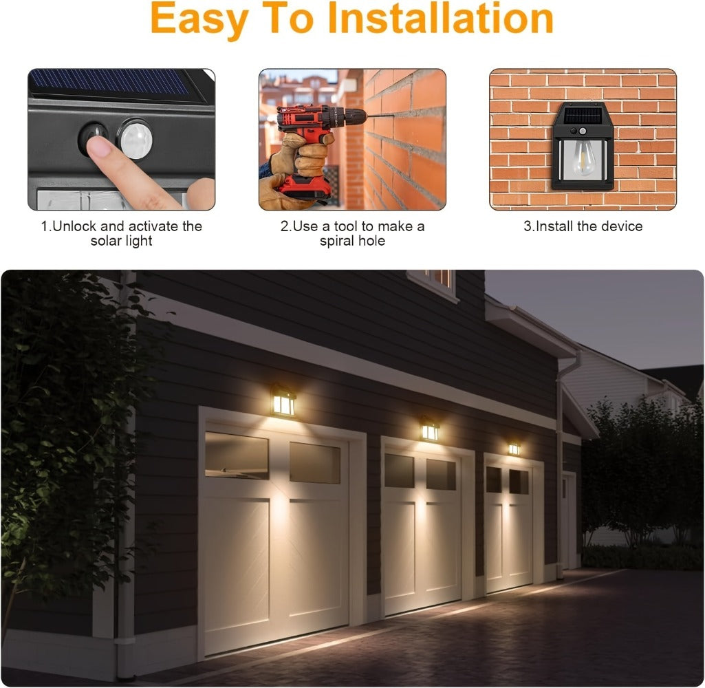 Multi-Pack Solar Motion Sensor Security Wall Light product detail 11