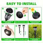 Multi-Pack Solar Pathway Lights – Garden Paths – alternate design view