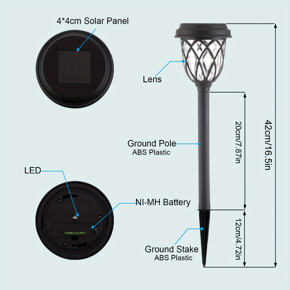 Multi-Pack Solar Pathway Lights – Garden Paths – close-up product details