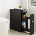 Narrow Black Bathroom Storage Cabinet product detail 2