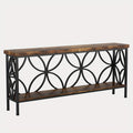 Narrow Engineered Wood Console Table product detail 10