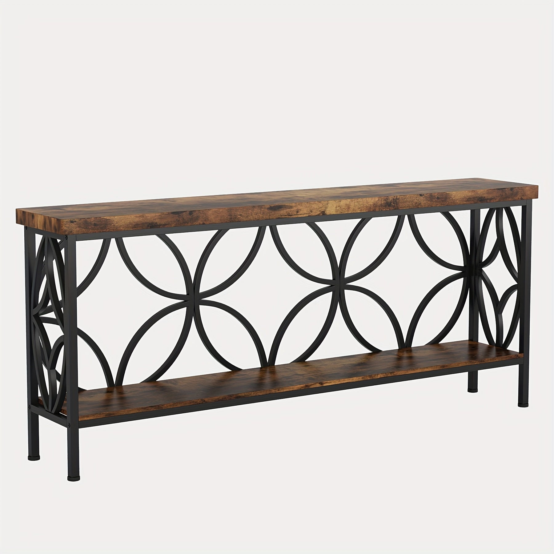 Narrow Engineered Wood Console Table product detail 10