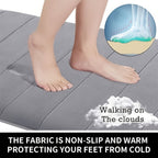 Non-Slip Absorbent Bathroom Mat Set - bathrooms, laundries and – alternate design view