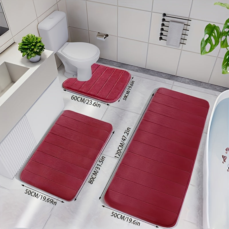 Non-Slip Absorbent Bathroom Mat Set main product view for Australian shoppers