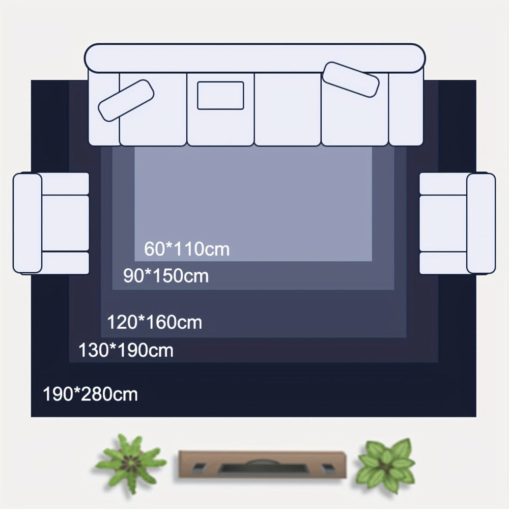 Non-Slip Black Shag Area Rug product detail 4
