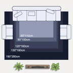 Non-Slip Black Shag Area Rug product detail 4