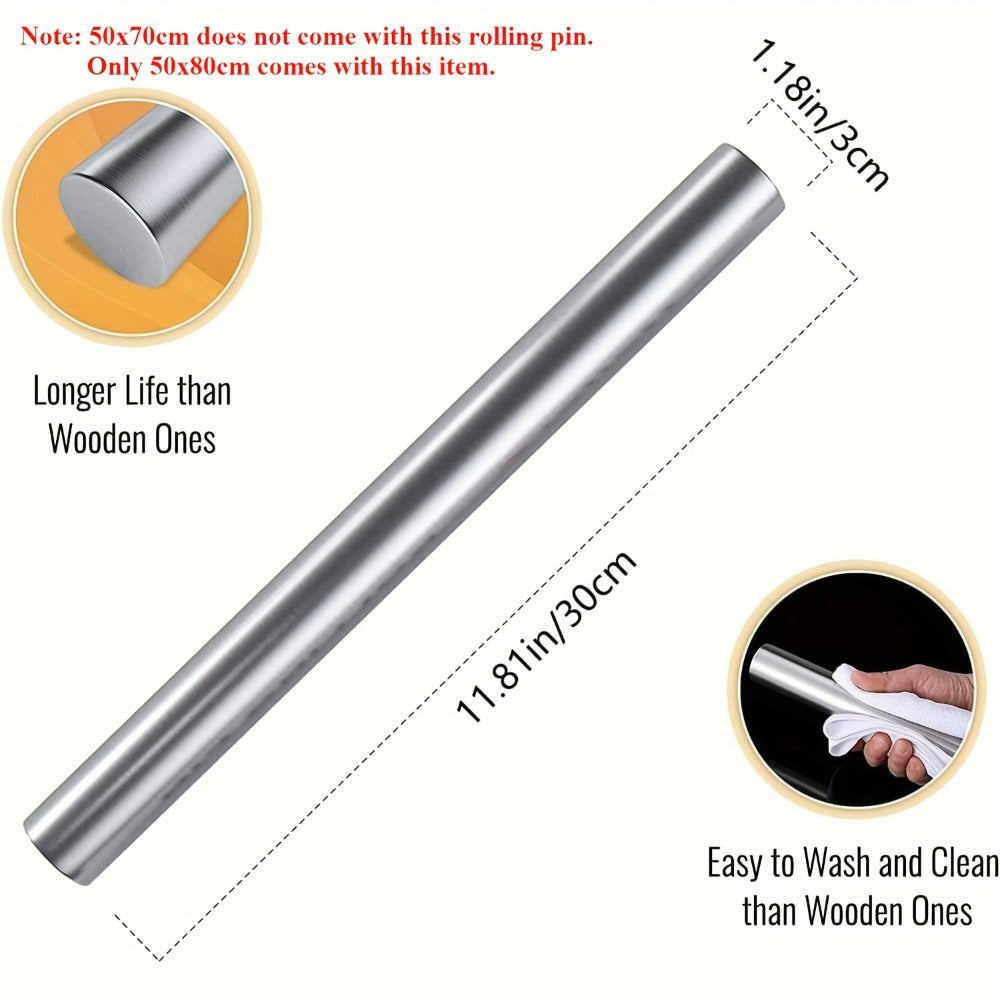 Non-Slip Extra-Large Stainless Steel Cutting Board - meat, vegetables – additional product view 11