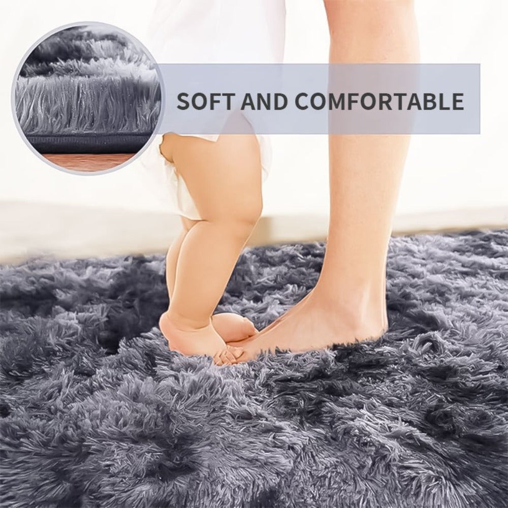 Non-Slip Grey Area Rug product detail 6