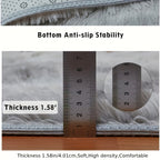 Non-Slip Grey Area Rug product detail 8