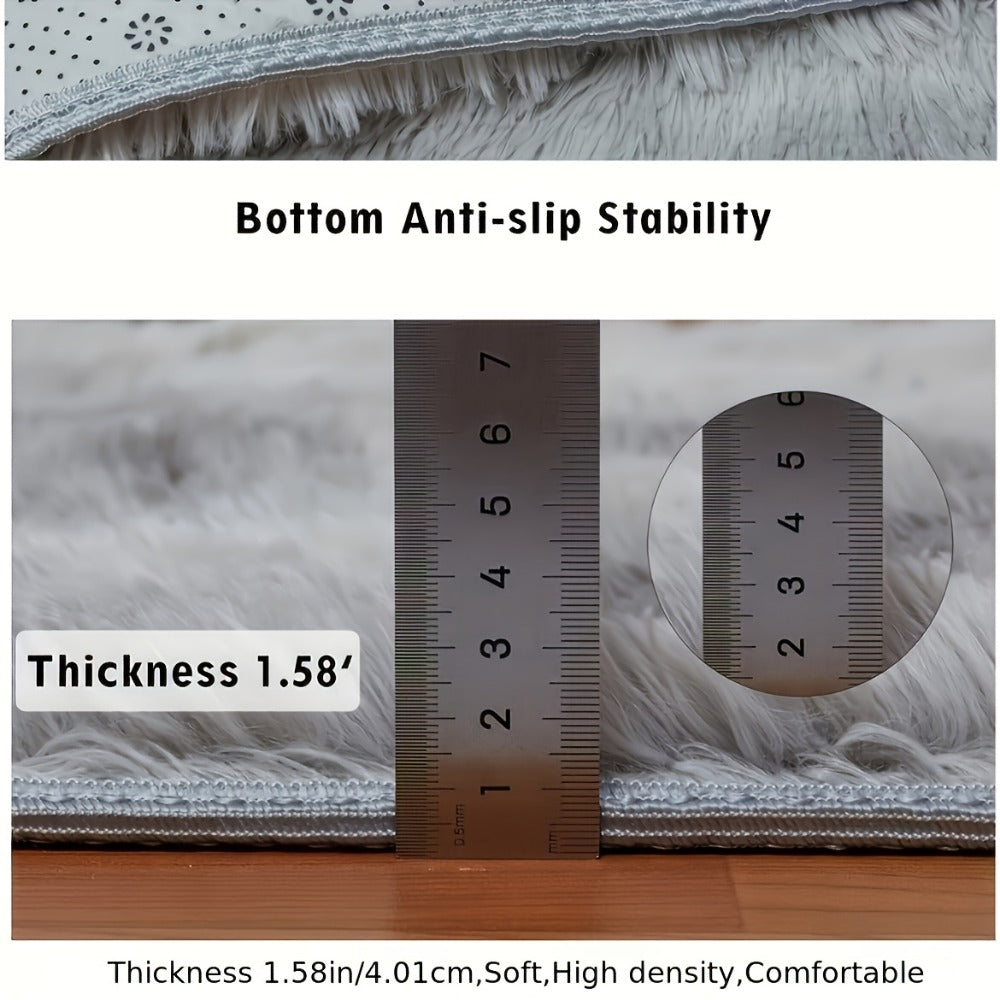 Non-Slip Grey Area Rug product detail 8