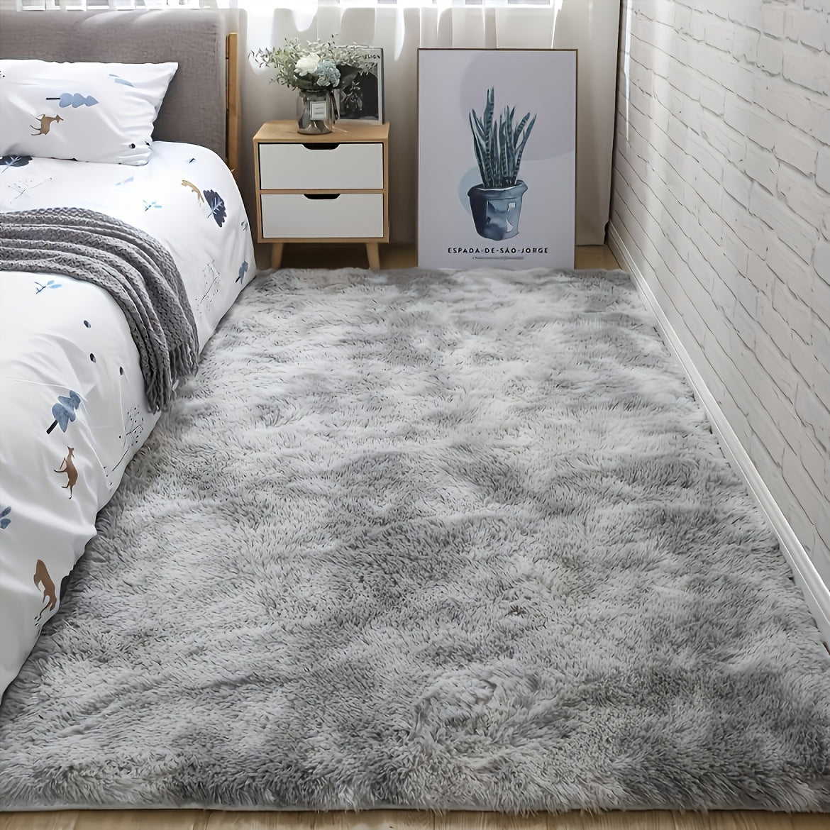 Non-Slip Grey Area Rug product detail 16