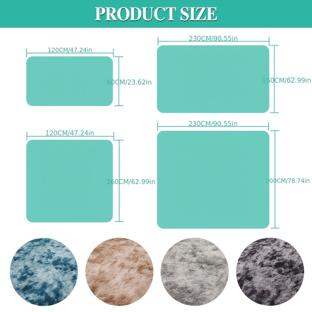 Non-Slip Grey Shag Area Rug product detail 4