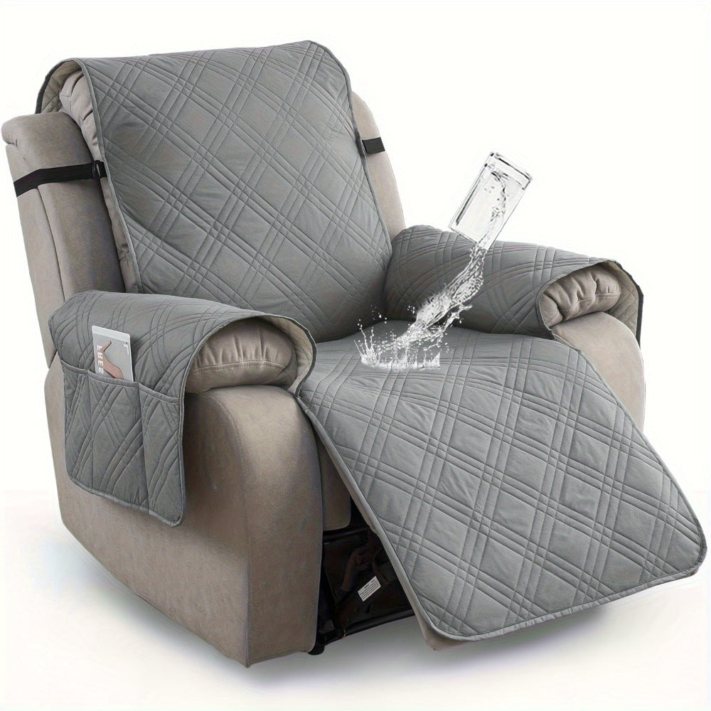Non-Slip Recliner Chair Cover – Washable Protector with Pocket – additional product view 13