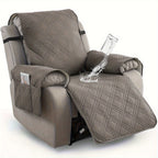 Non-Slip Recliner Chair Cover – Washable Protector with Pocket – additional product view 14