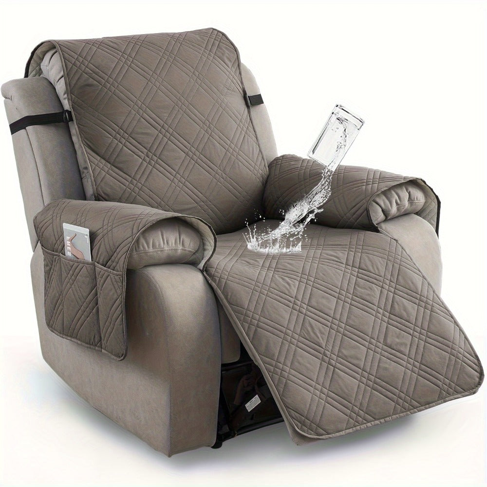 Non-Slip Recliner Chair Cover – Washable Protector with Pocket – additional product view 14