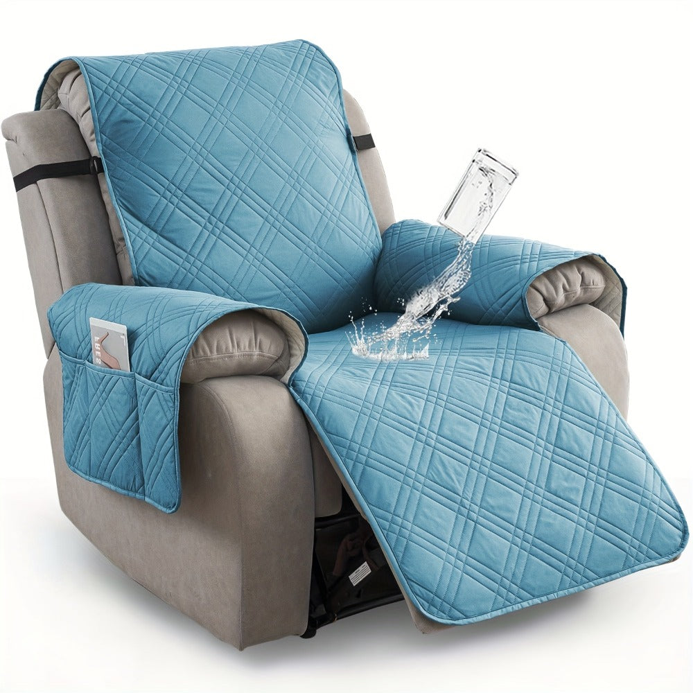 Non-Slip Recliner Chair Cover – Washable Protector with Pocket – additional product view 19