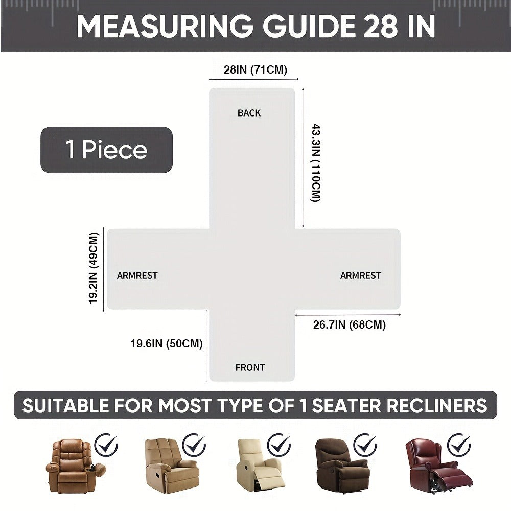 Washable Recliner Chair Cover detail view 4 for Australian shoppers