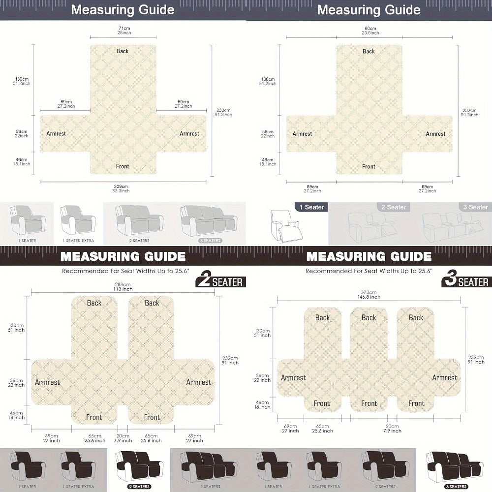 Washable Recliner Chair Cover detail view 45 for Australian shoppers