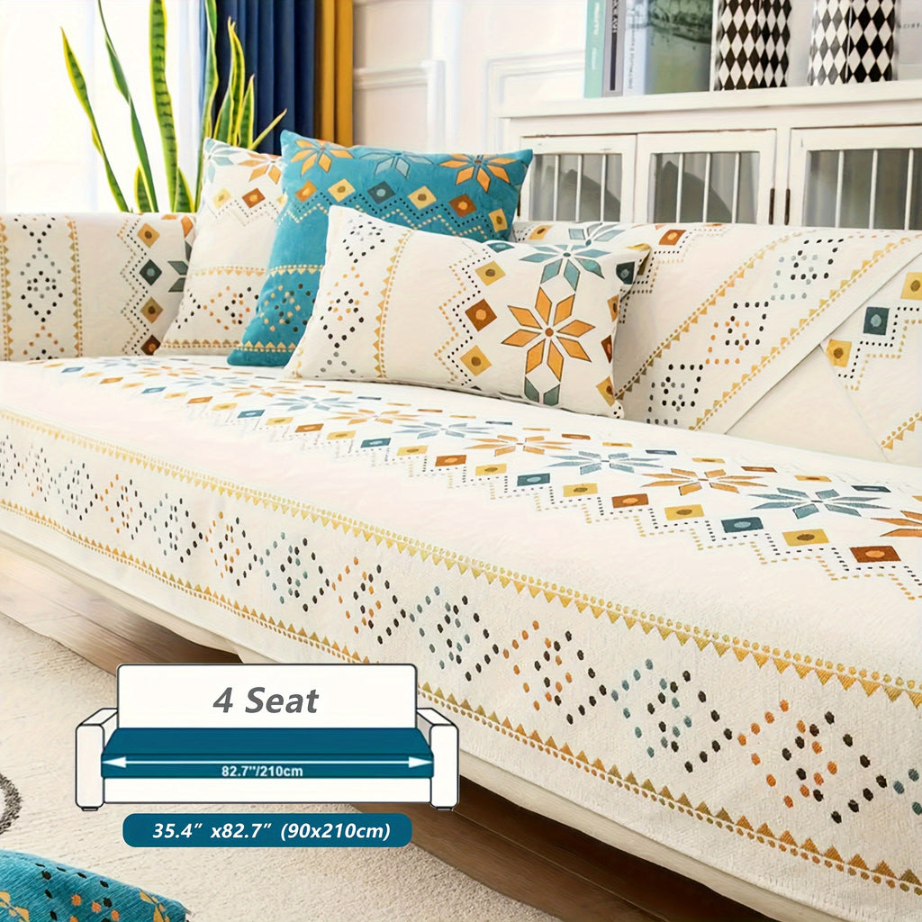 Non-Slip Washable Sofa Cover - living room furniture protection – additional product view 73