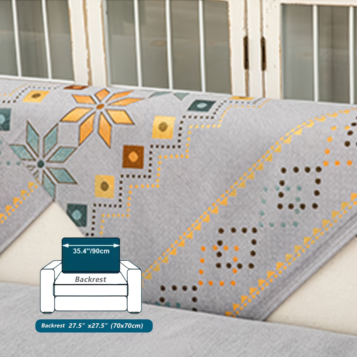Non-Slip Washable Sofa Cover - living room furniture protection – additional product view 77