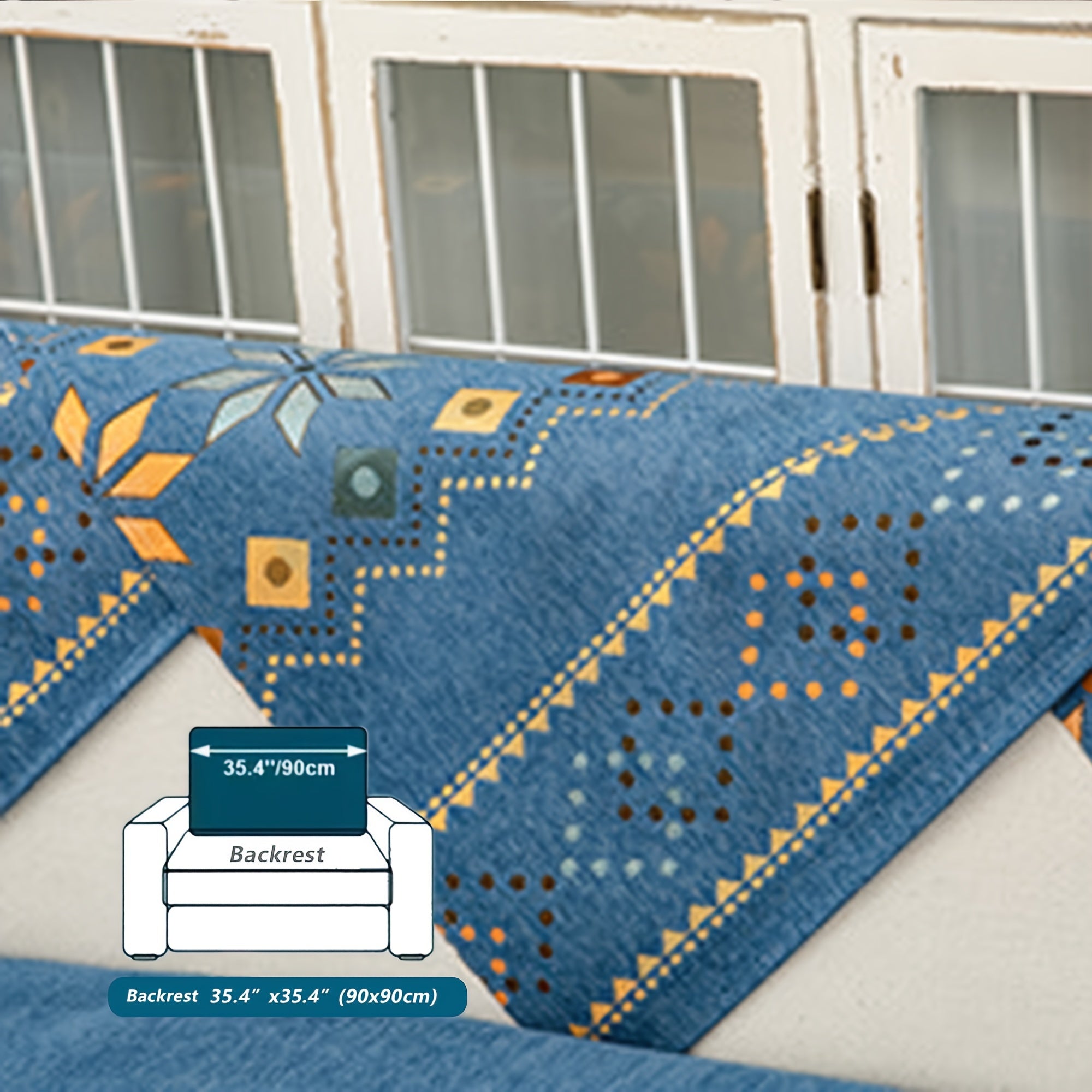 Non-Slip Washable Sofa Cover - living room furniture protection – additional product view 79